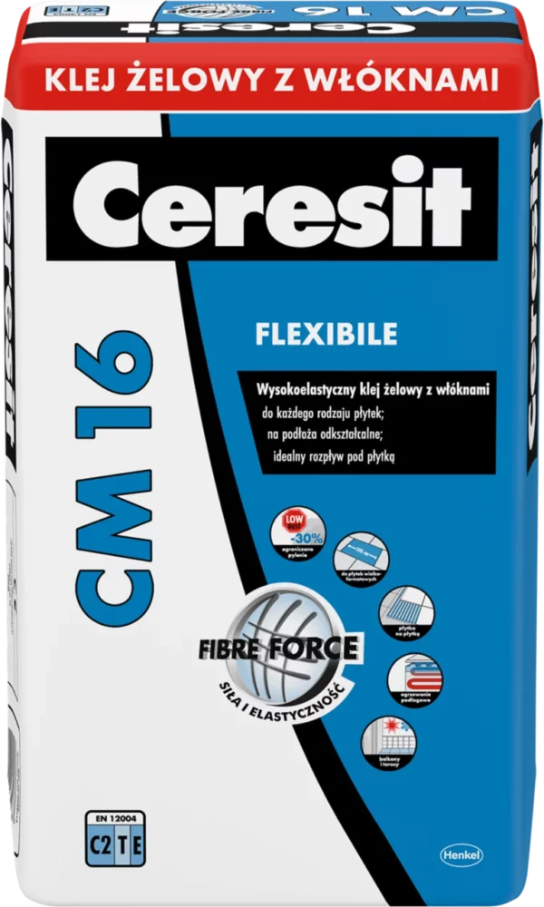 CERESIT® CM 16 lijmgel voor tegels met vezels 25 KG